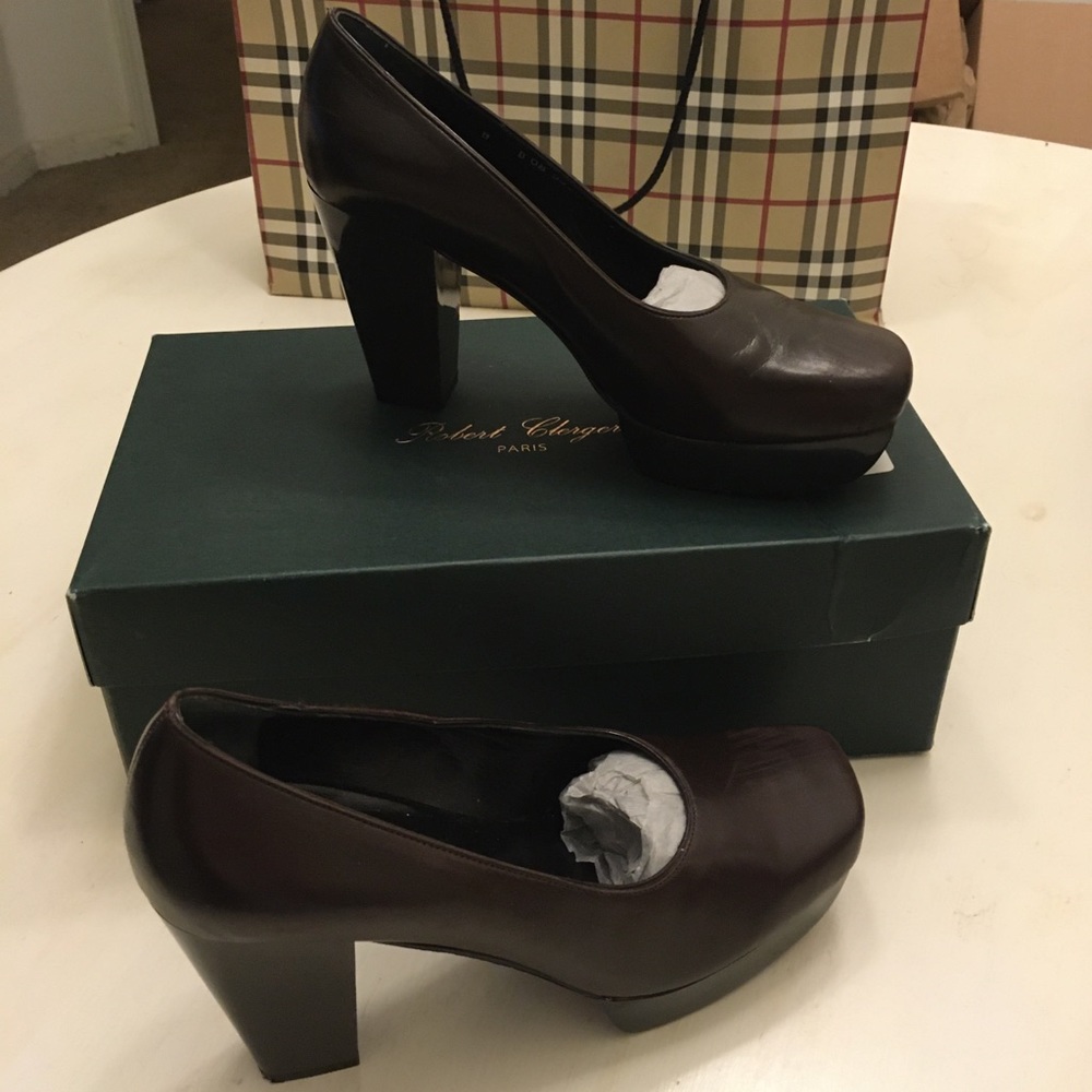 Robert Clergerie Bardo Nappa Platform Pump